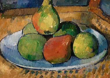 Still Life with Pears and Apples