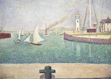 Seurat's Port-en-Bessin, Entrance to the Harbor