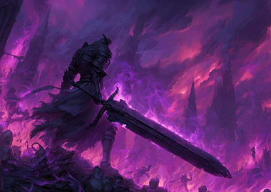 Dark Knight Sword Purple Haze