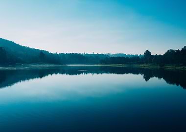 Calm Lake Reflection