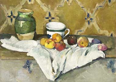 Still Life with Fruit and Jar