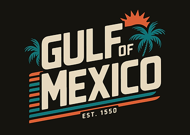 Gulf of Mexico Retro Design