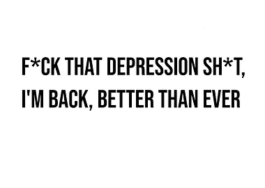 Overcoming Depression Quote