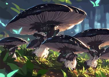 Enchanted Mushroom Grove