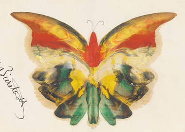 Colorful Butterfly Painting