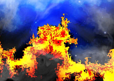 “Gnarled Pagoda” Fractal Art