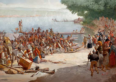 Study for Departure of the Moncao