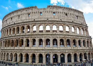 The Colosseum in Rome, Italy