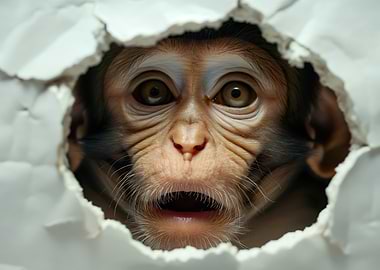 Surprised Monkey Animal