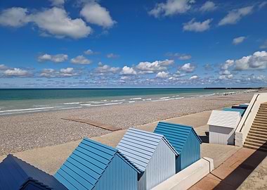 Beach Huts by the Sea