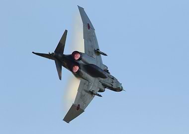 F-4 Phantom turning
