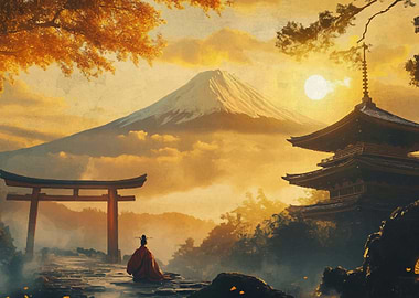 Japanese Landscape Mount Fuji