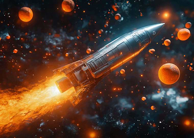 Rocket Space Planets