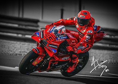 Marc Marquez Motorcycle Racing