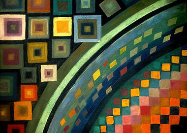 Squares with Concentric Circles by Kandinsky