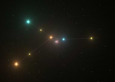 Cancer Constellation Starry Night Sky