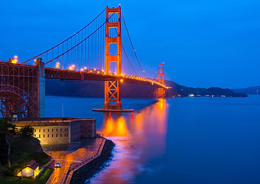 Golden Gate Bridge at Night