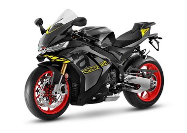 Aprilia RS660 motorcycle studio shot