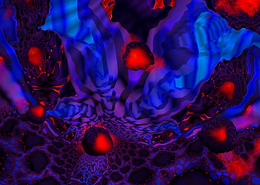 'Strange Cells' Fractal Art
