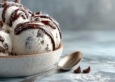 Chocolate Chip Ice Cream Dessert