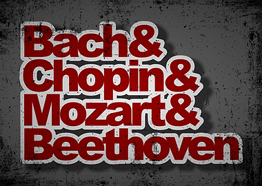 Classical Composers Bach Chopin Mozart Beethoven