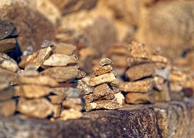 Stacked Stones Cairn
