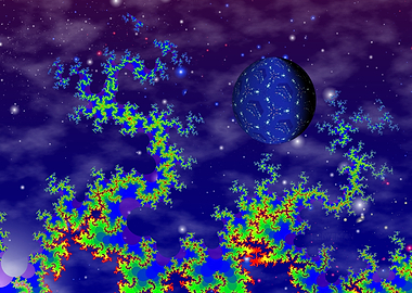 'The Observer' Fractal Art