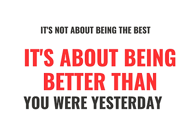 Motivational Quote: Better Than Yesterday