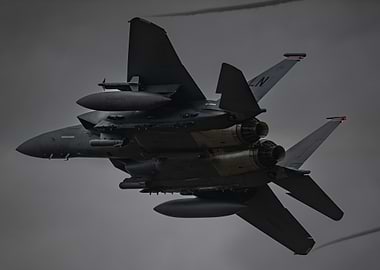 F-15 Eagle Close Approch