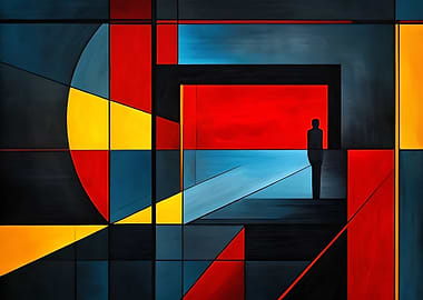 Abstract Figure by the Sea