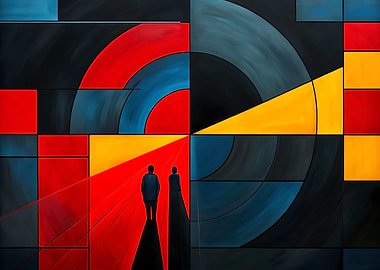 Abstract Figures in Geometric Landscape