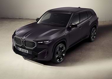 Dark Purple BMW XM SUV