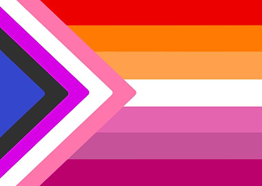Lesbian Pride Flag Labrys