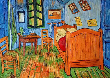 Van Gogh's Bedroom in Arles Painting