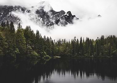 Mountain Lake Reflection