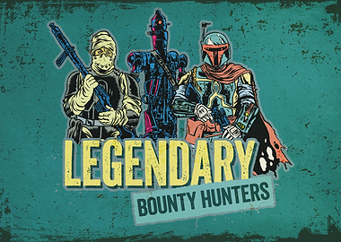 Bounty Hunters Teal Trio