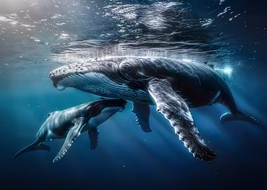 Humpback Whales Motherhood