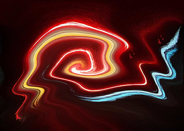 Abstract Swirl of Light SFQ1