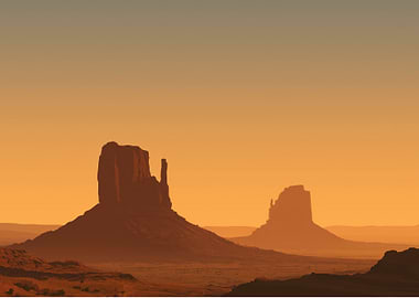 Monument Valley at Sunset