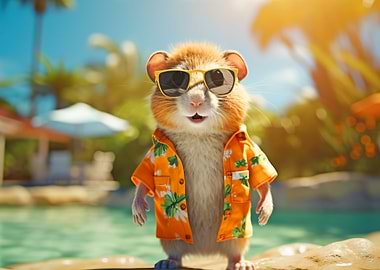 Hamster on Vacation