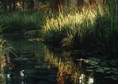 Tranquil Forest Stream