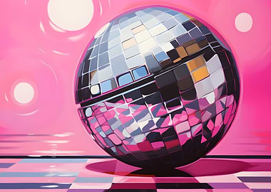 Pink Disco Ball