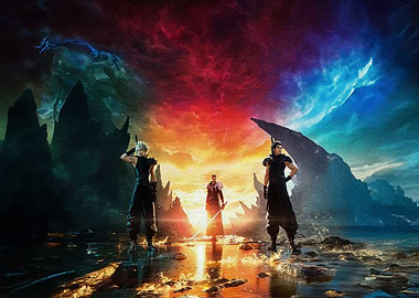 Final Fantasy VII Remake Trio