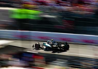 Kimi Antonelli Formula 1 racing car in motion