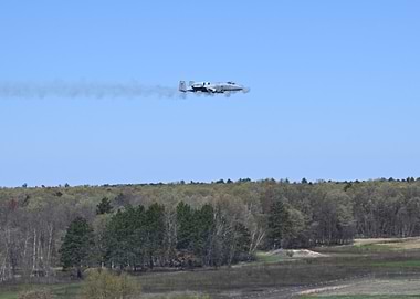 A-10 Thunderbolt II in Flight
