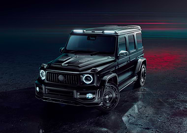 Black Mercedes-Benz G-Class SUV