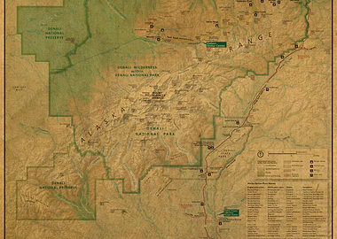 Denali National Park Map