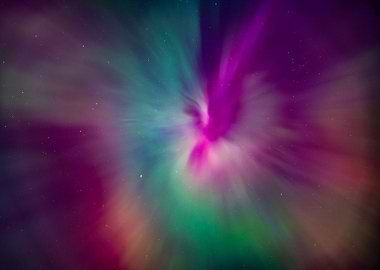 Aurora Borealis Night Sky