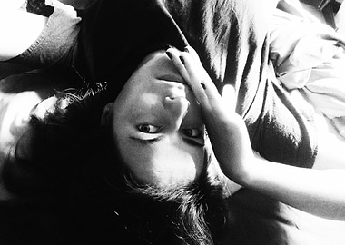 Black and White Portrait of a Woman