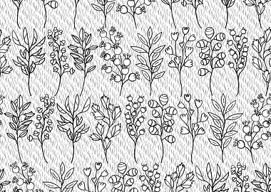 Maximalist floral serenity